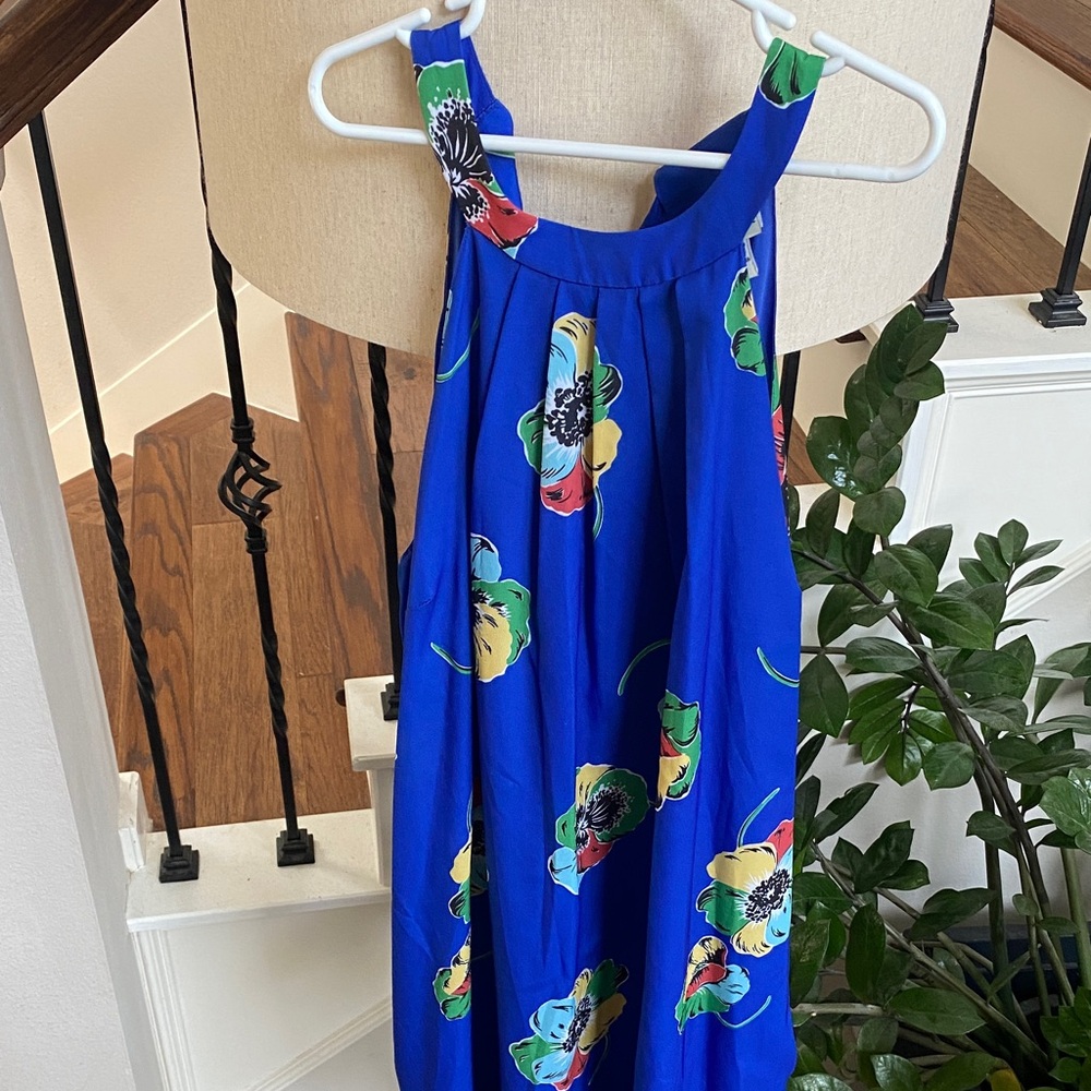 Isaac Mizrahi for Target Blue Floral Dress size XL